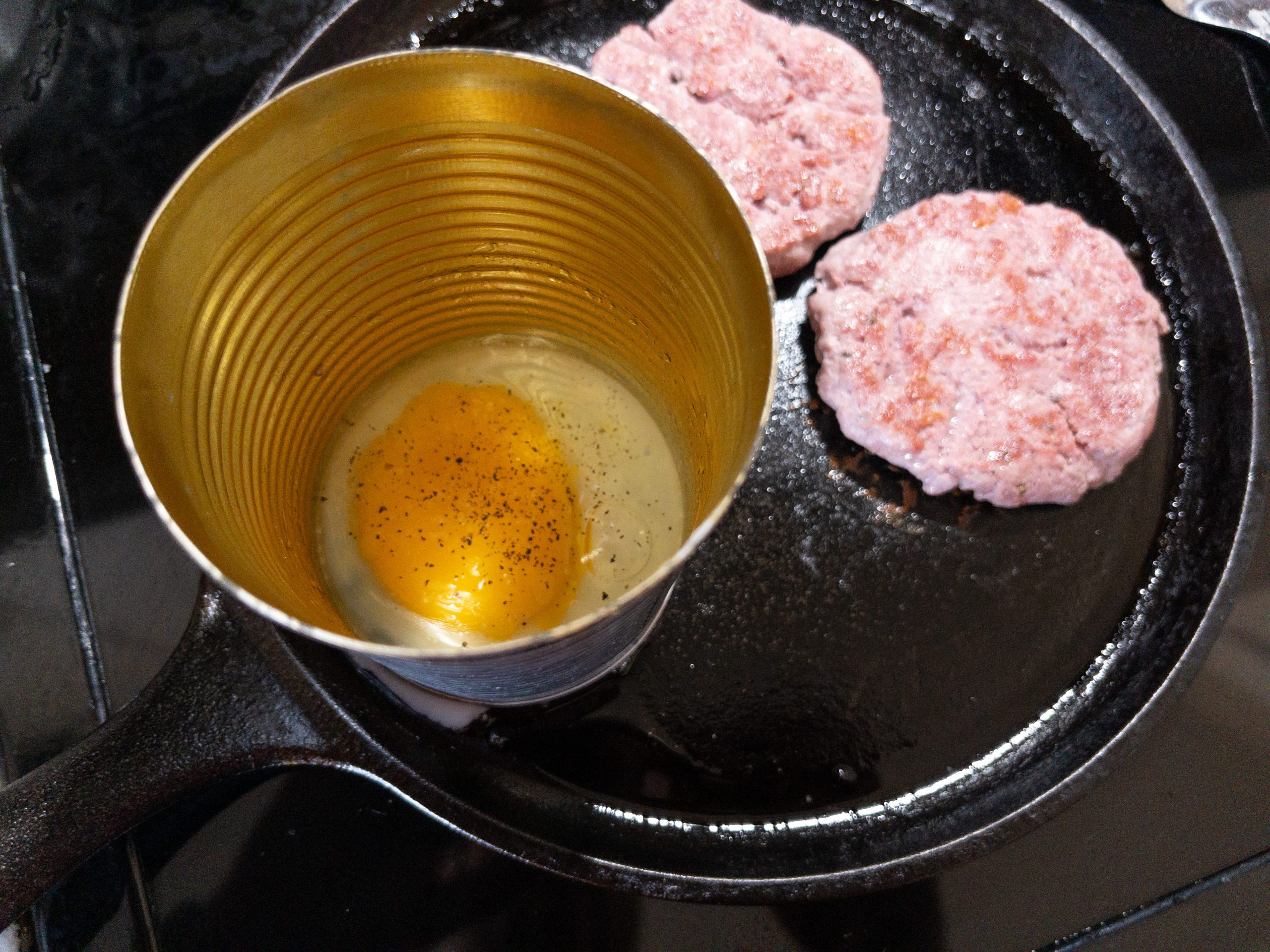 Simple Gourmet: Game Sausage, Duck Egg, & Apple Breakfast Sandwich