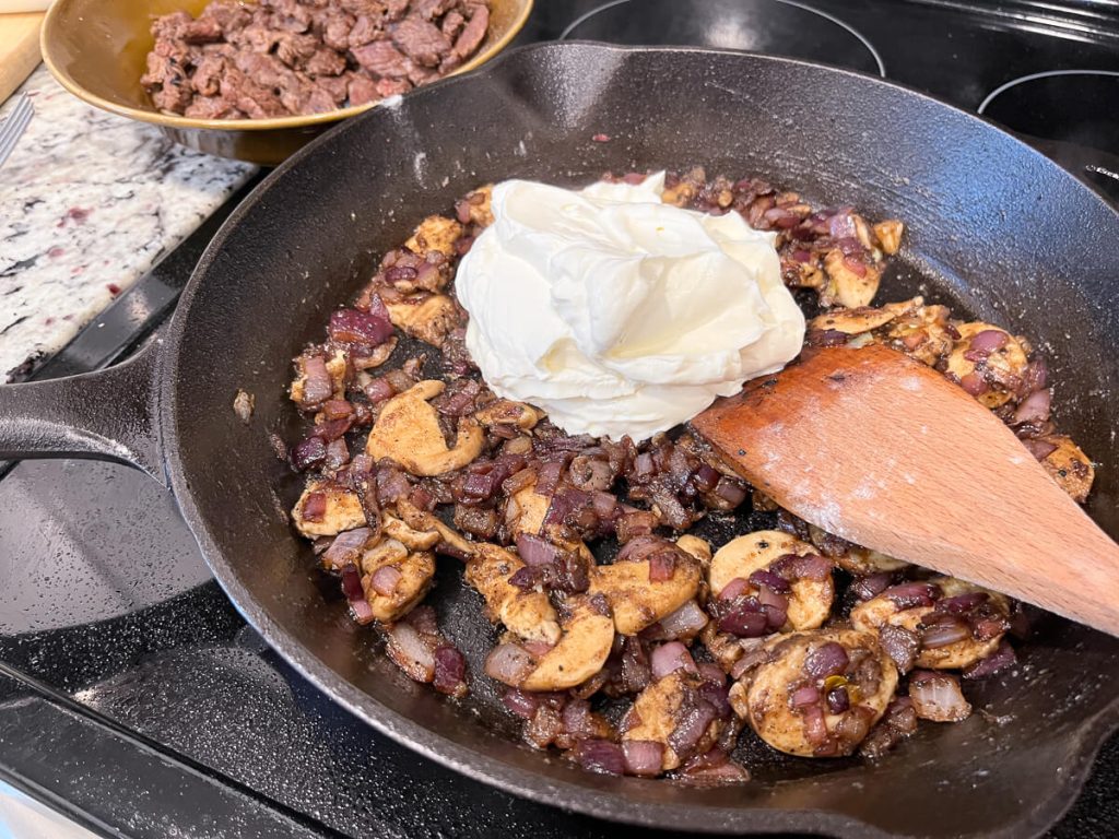 Simple Gourmet: Bear Stroganoff with Wild Mushrooms