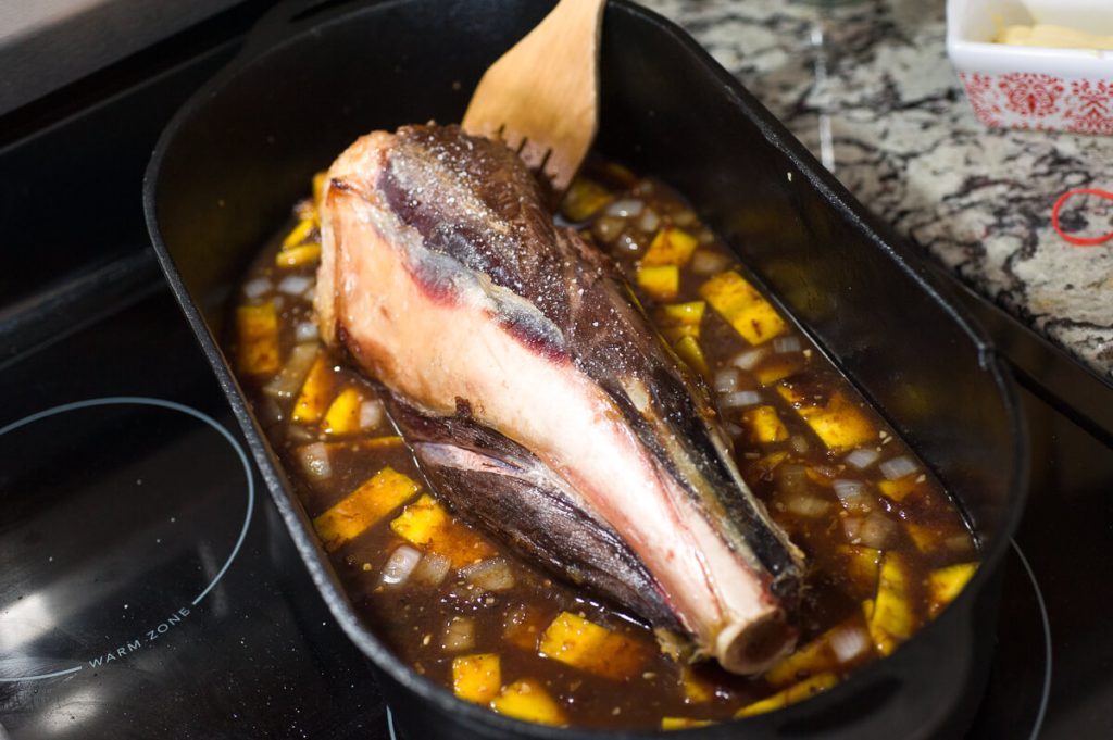 Simple Gourmet: Big Game Drumsticks (Bone-In Shank Roast)