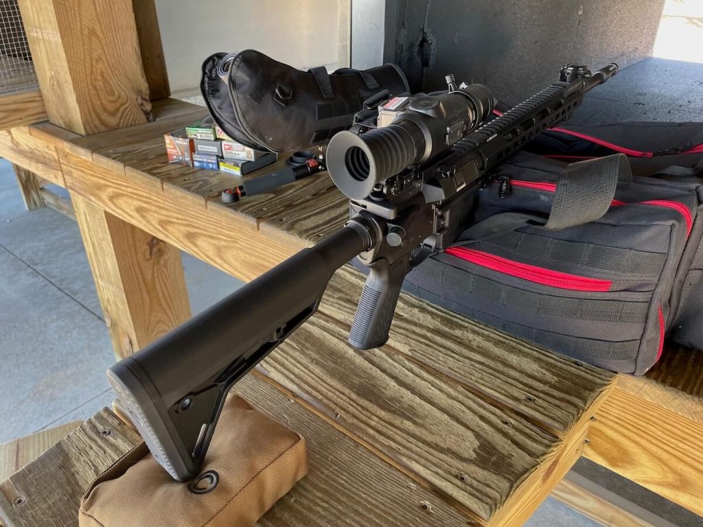 Ruger SR-556 Takedown with a Sightmark Wraith Mini Thermal optic