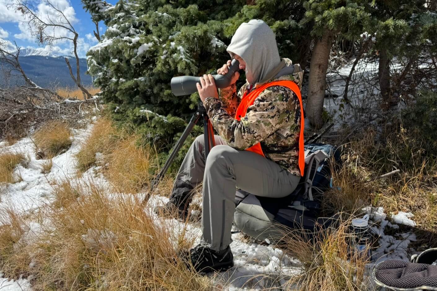 Looking for elk in Colorado 