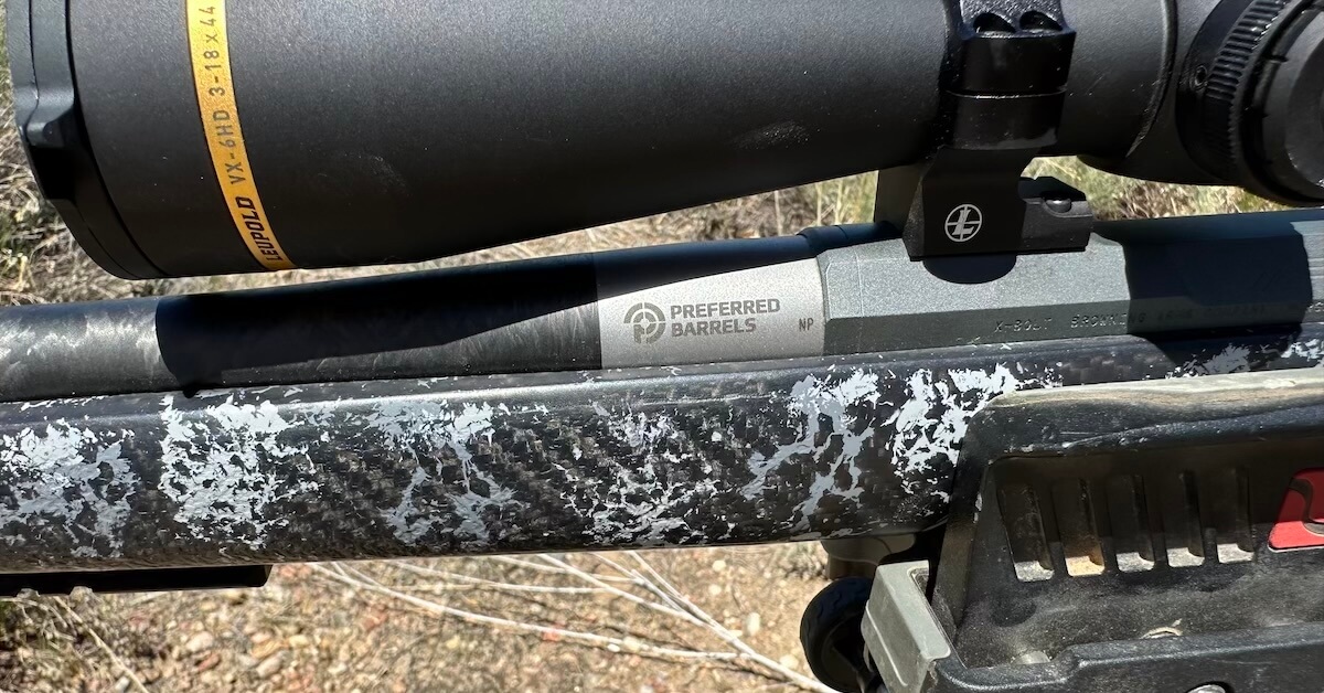 Carbon-fiber barrel on Browning X-Bolt 2 Pro