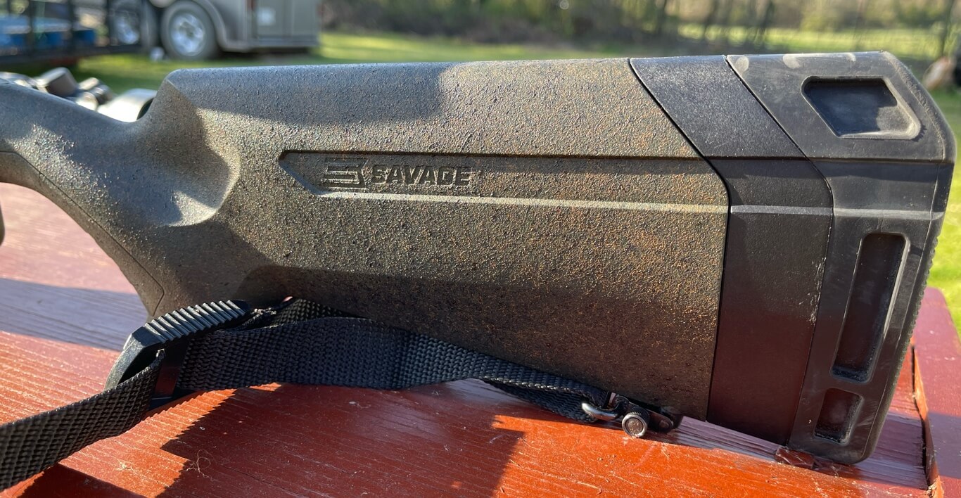 Savage Axis XP Rifle in 6.5 Creedmoor adjustable stock.