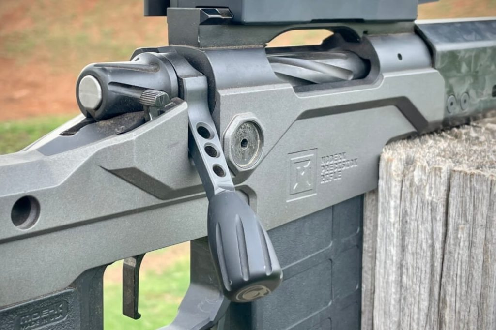 Skelotonized bolt handle and spiral fluted bold for the Christensen Arms MPR