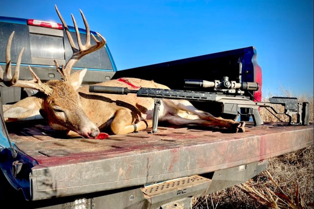 Solid 13 point whitetail that was shot from 230ish yards with the Christensen Arms MPR topped with the Vortex Viper PST 2-10