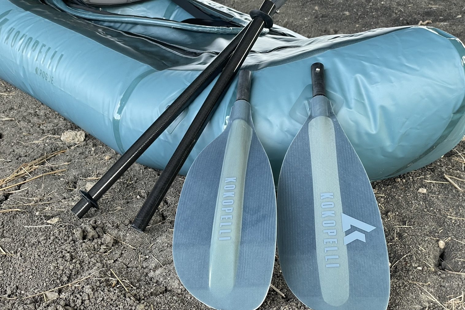 Ultra-light carbon fiber Poudre Adventure paddles 