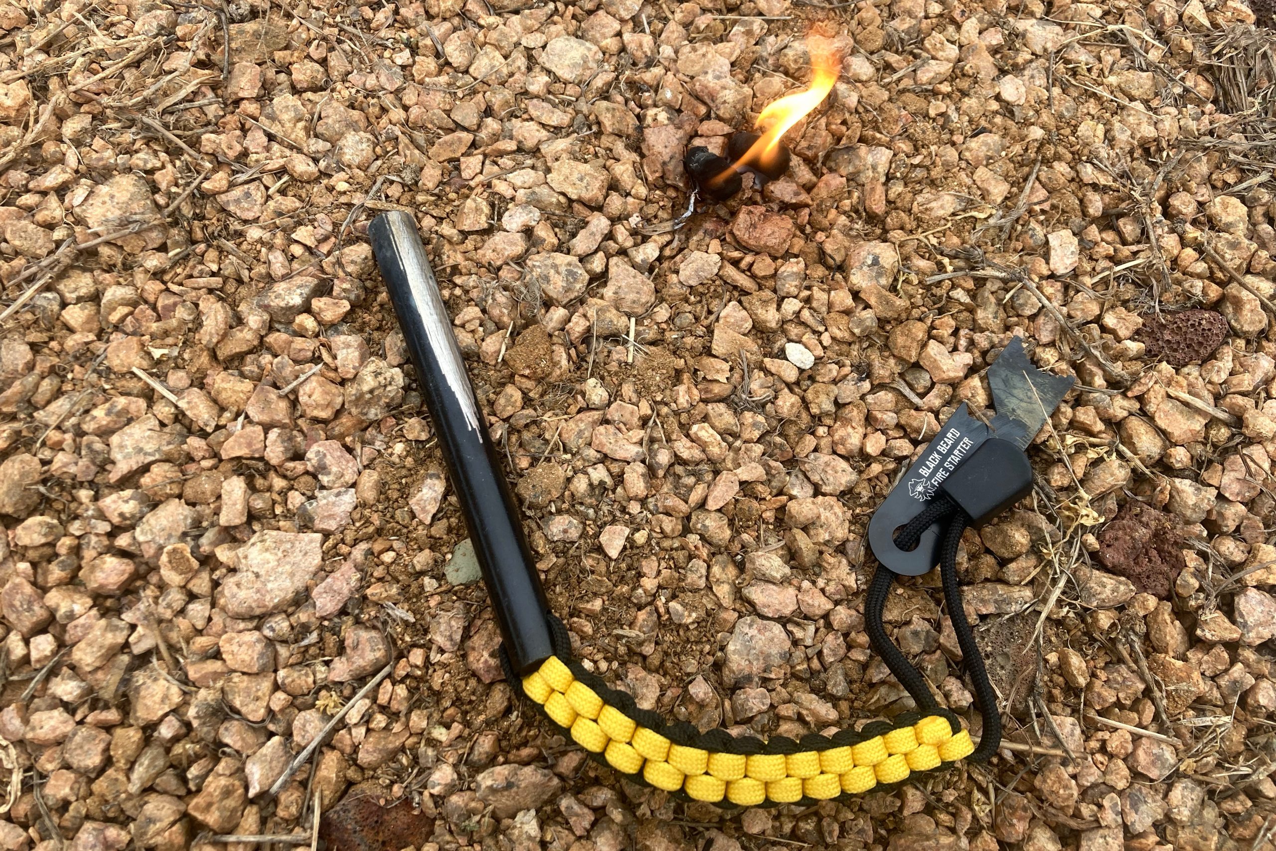 Testing Black Beard Fire Starters