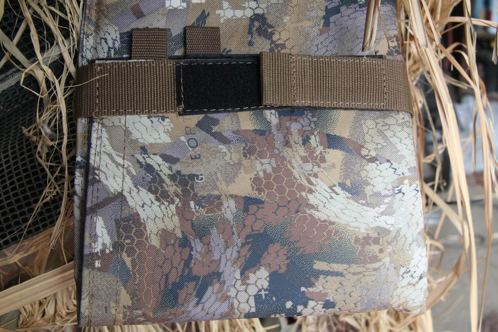 Velcro strap on the Rig 'Em Right gun case