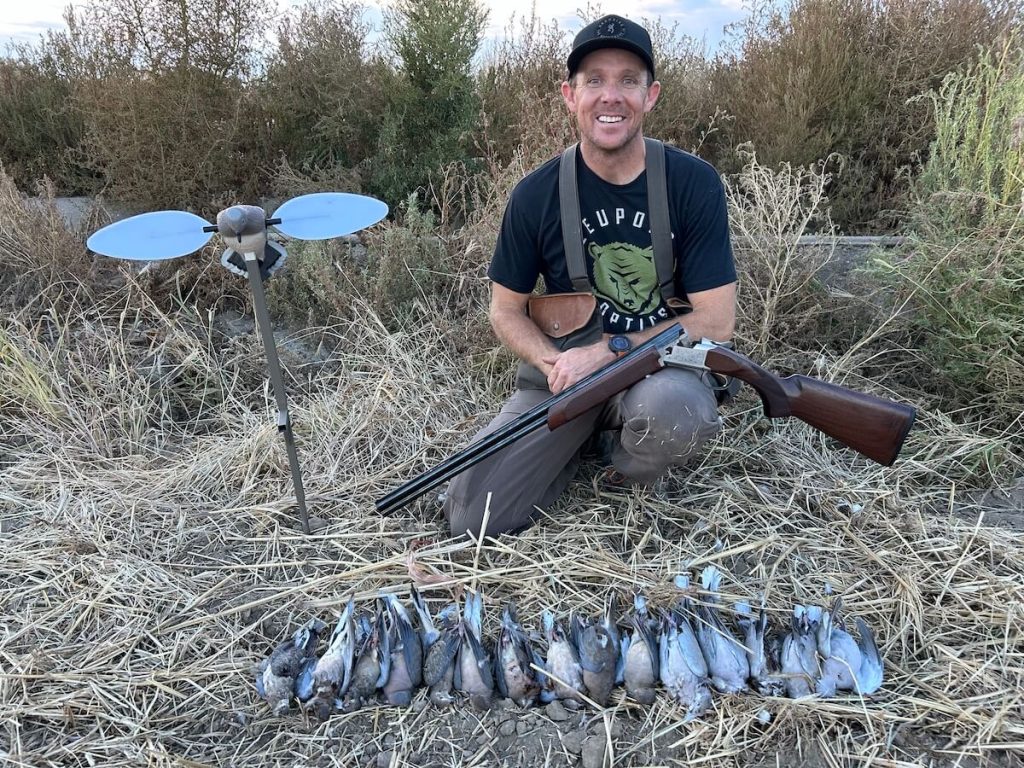 Citori 725 field 28-gauge shotgun and doves.